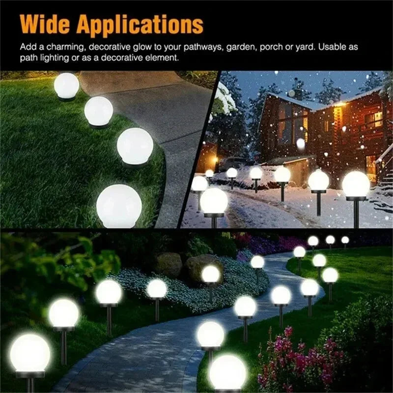 Solar Powered Waterproof LED Bulb Garden Lights - Smarsty
