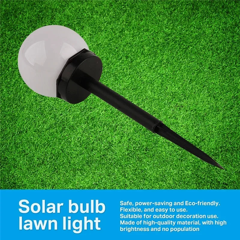 Solar Powered Waterproof LED Bulb Garden Lights - Smarsty