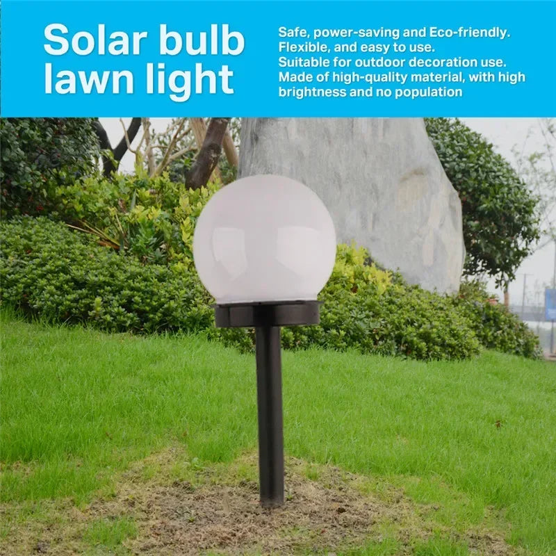 Solar Powered Waterproof LED Bulb Garden Lights - Smarsty