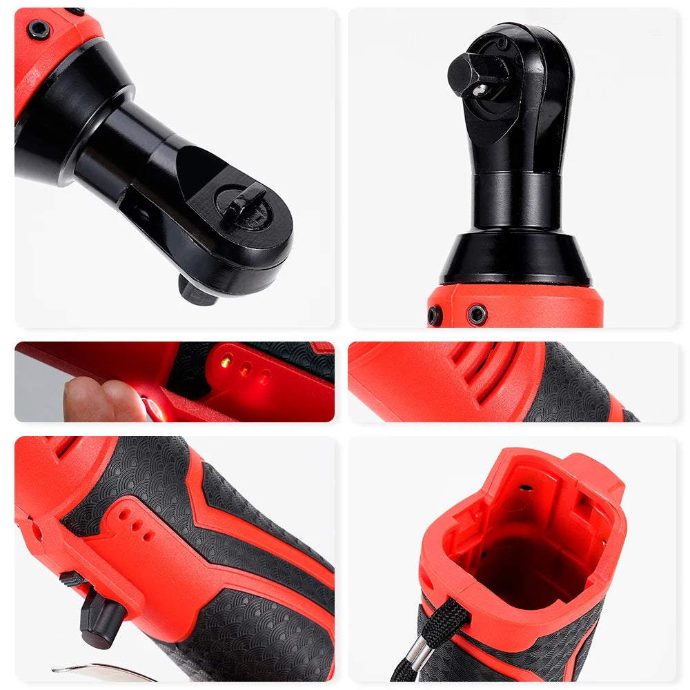 Cordless Electric Ratchet Wrench with 65N.m Torque - Smarsty