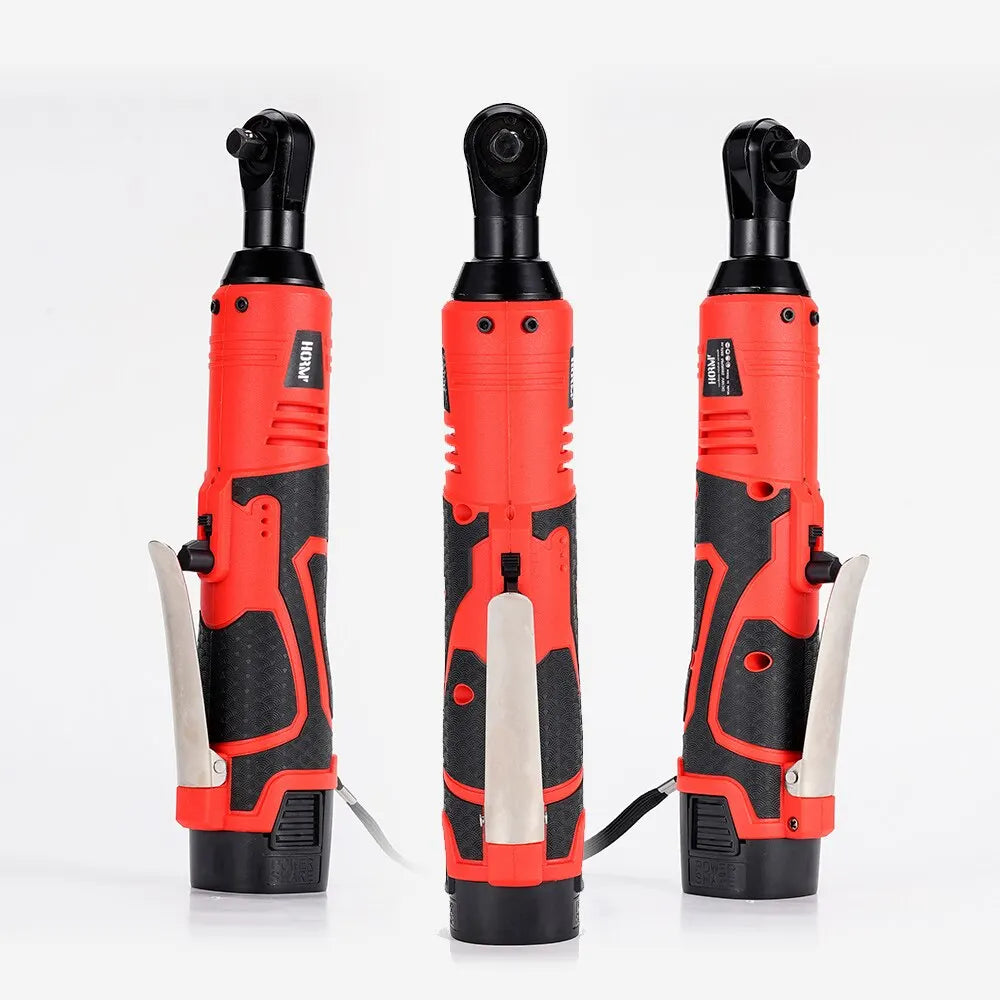 Cordless Electric Wrench 65Nm Right Angle Ratchet Tool - Smarsty