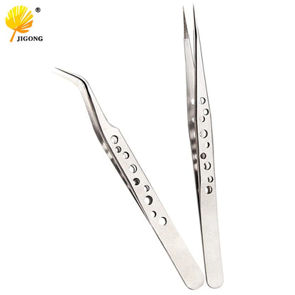 Precision Anti-Static Tweezers for Electronics Repair - Smarsty