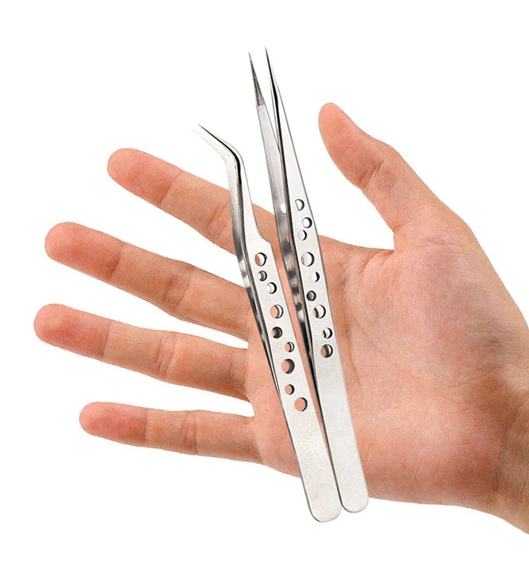 Precision Anti-Static Tweezers for Electronics Repair - Smarsty