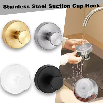 Suction Cup Hooks Waterproof Stainless Steel Bathroom Holders - Smarsty