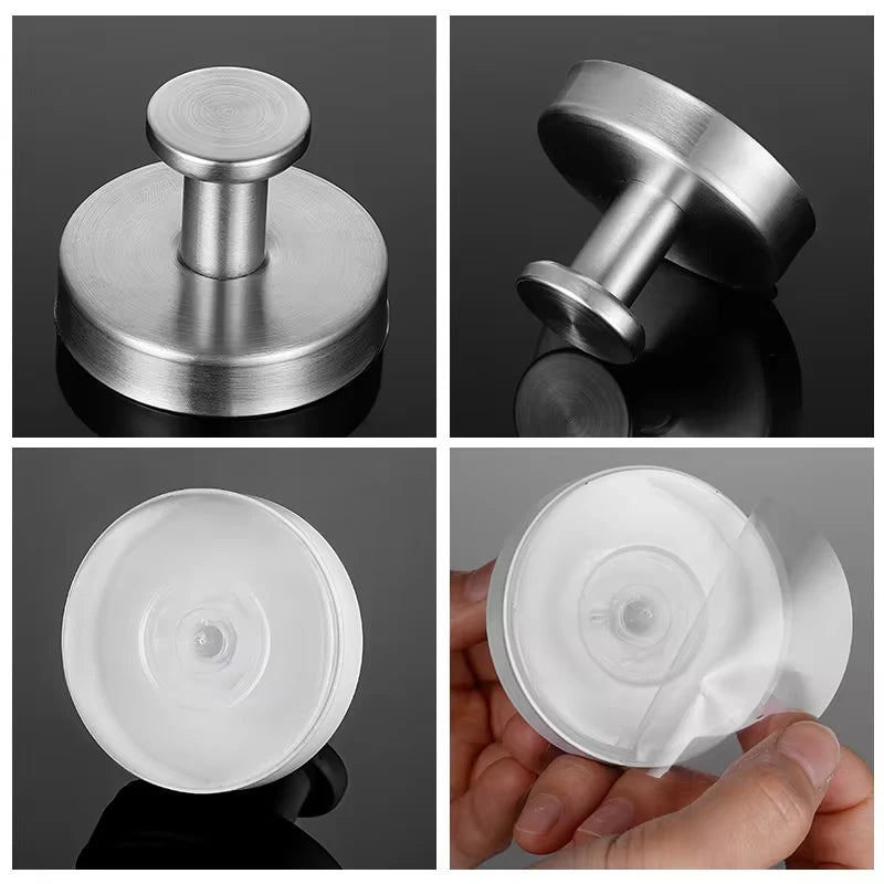 Suction Cup Hooks Waterproof Stainless Steel Bathroom Holders - Smarsty