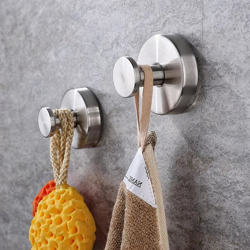 Suction Cup Hooks Waterproof Stainless Steel Bathroom Holders - Smarsty