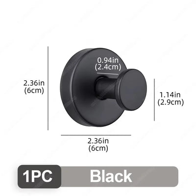 Suction Cup Hooks Waterproof Stainless Steel Bathroom Holders - Smarsty