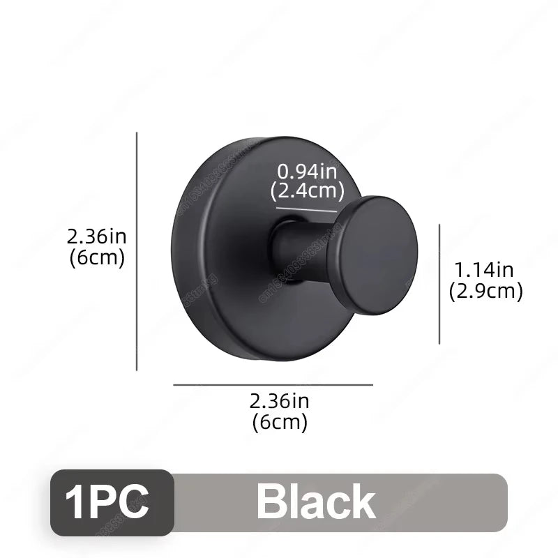 Suction Cup Hooks Waterproof Stainless Steel Bathroom Holders - Smarsty