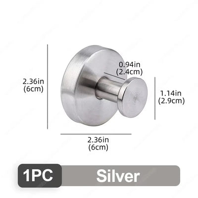 Suction Cup Hooks Waterproof Stainless Steel Bathroom Holders - Smarsty