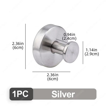 Suction Cup Hooks Waterproof Stainless Steel Bathroom Holders - Smarsty