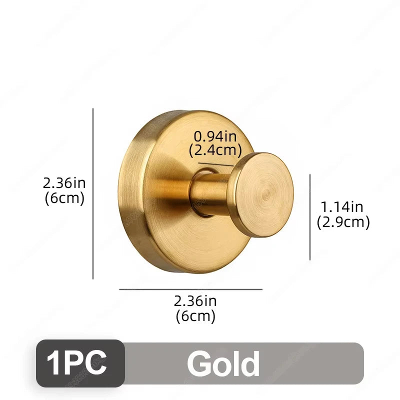 Suction Cup Hooks Waterproof Stainless Steel Bathroom Holders - Smarsty