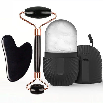 Ice Face Roller Set for Lifting and Contouring - Smarsty