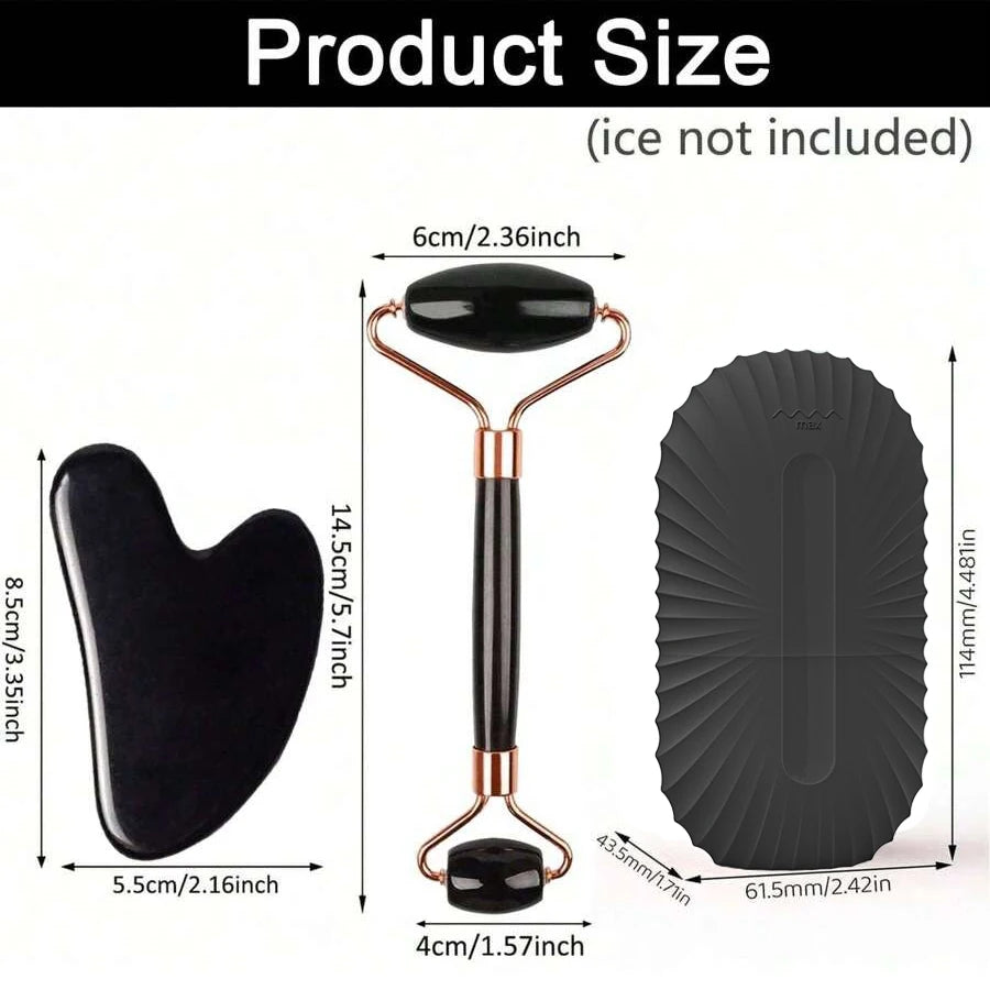 Ice Face Roller Set for Lifting and Contouring - Smarsty