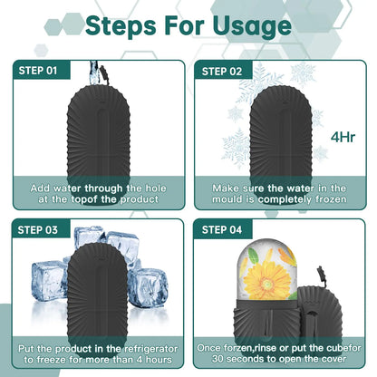Ice Face Roller Set for Lifting and Contouring - Smarsty