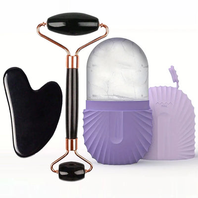 Ice Face Roller Set for Lifting and Contouring - Smarsty