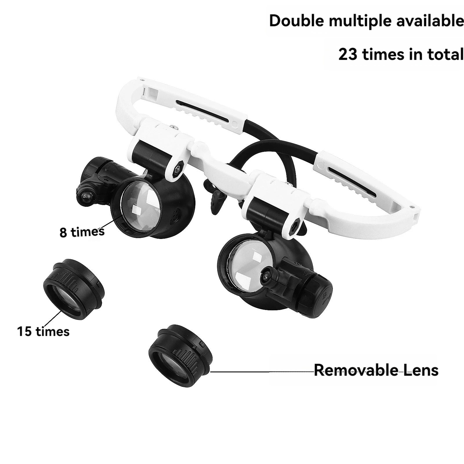 LED Magnifying Glass with Adjustable Magnification for Precision Viewing - Smarsty