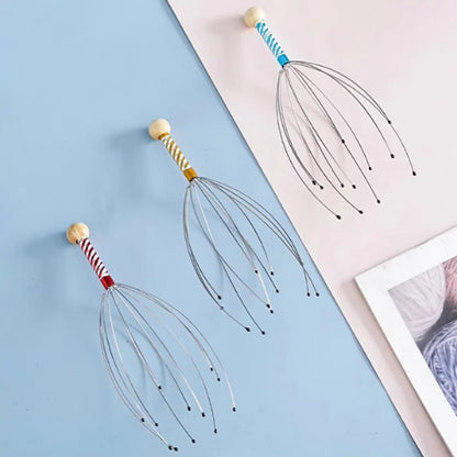 Stainless Steel Octopus Head Massager for Relaxation - Smarsty