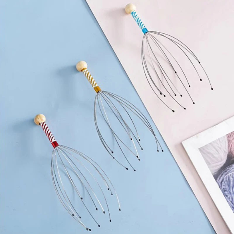 Stainless Steel Octopus Head Massager for Relaxation - Smarsty