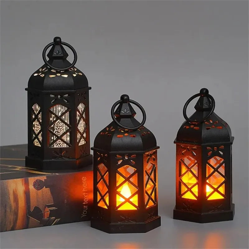 Retro Hexagonal LED Desk Lamp for Unique Home Decor - Smarsty
