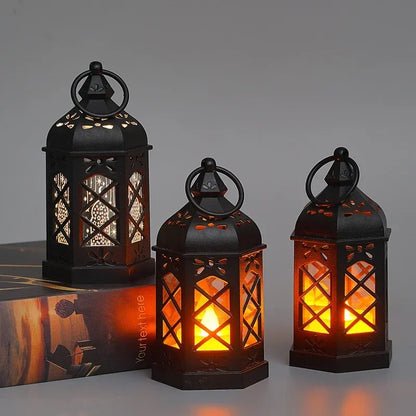 Retro Hexagonal LED Desk Lamp for Unique Home Decor - Smarsty