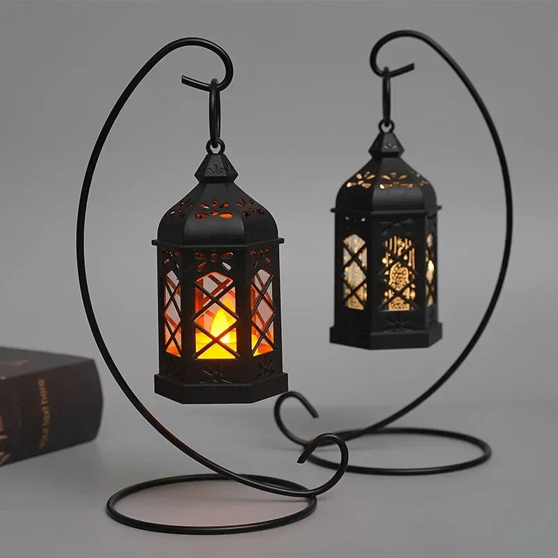 Retro Hexagonal LED Desk Lamp for Unique Home Decor - Smarsty