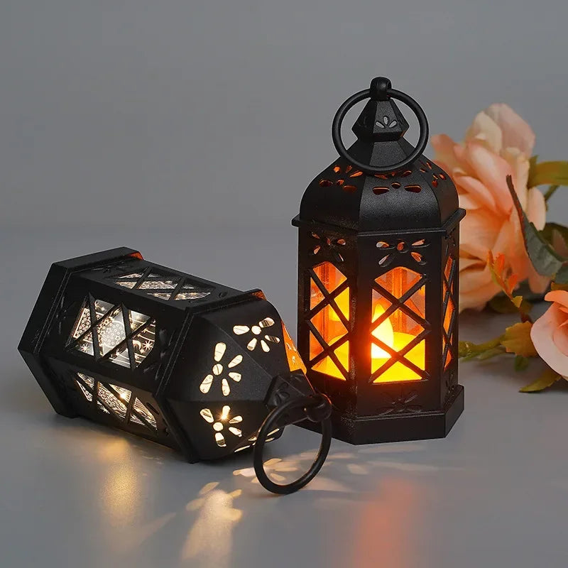 Retro Hexagonal LED Desk Lamp for Unique Home Decor - Smarsty