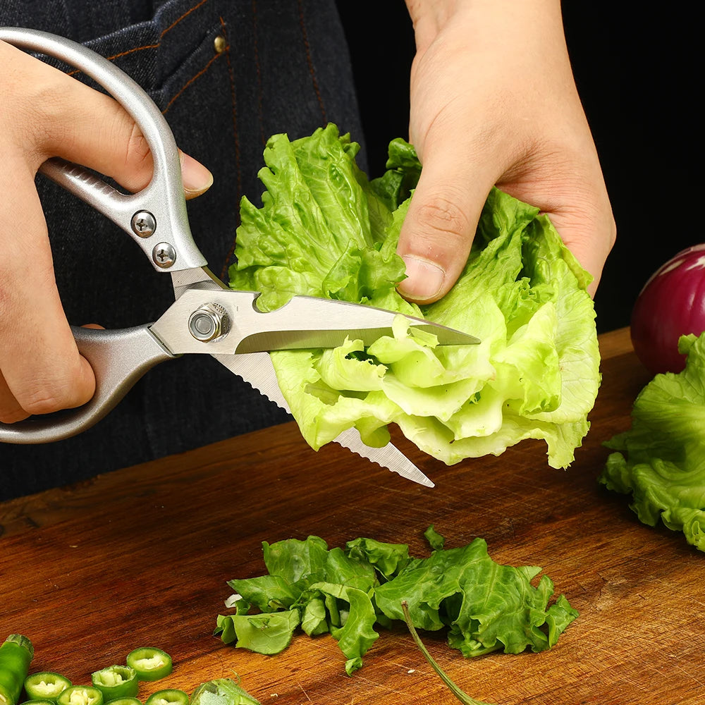 Stainless Steel Multi-Function Kitchen Scissors for Easy Food Prep - Smarsty