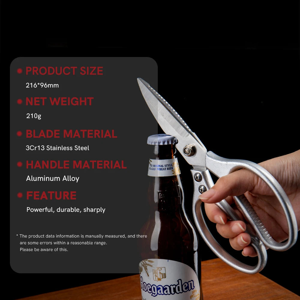 Stainless Steel Multi-Function Kitchen Scissors for Easy Food Prep - Smarsty
