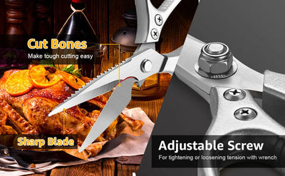 Stainless Steel Multi-Function Kitchen Scissors for Easy Food Prep - Smarsty