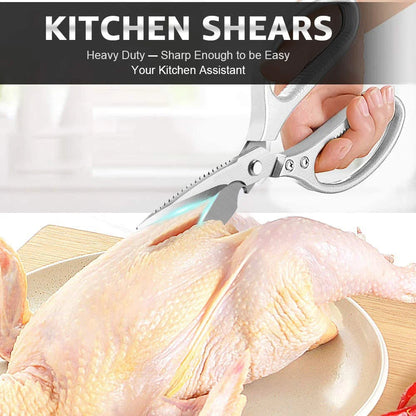 Stainless Steel Multi-Function Kitchen Scissors for Easy Food Prep - Smarsty