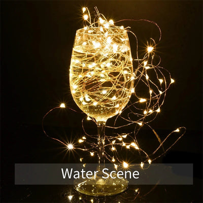 Solar LED Outdoor String Lights for Wedding Decor - Smarsty