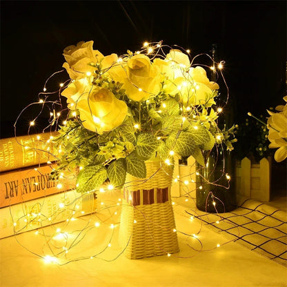 Solar LED Outdoor String Lights for Wedding Decor - Smarsty