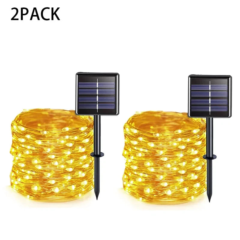 Solar LED Outdoor String Lights for Wedding Decor - Smarsty