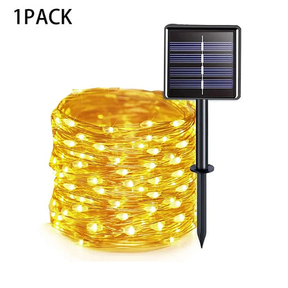 Solar LED Outdoor String Lights for Wedding Decor - Smarsty