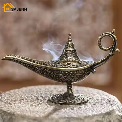 Antique Style Metal Incense Burner for Home Decor - Smarsty