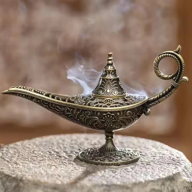 Antique Style Metal Incense Burner for Home Decor - Smarsty