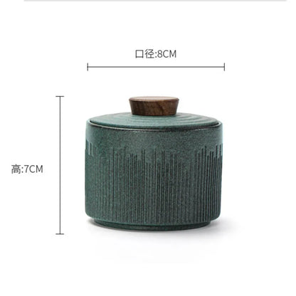 Ceramic Green Keepsake Urn for Small Pets - Smarsty