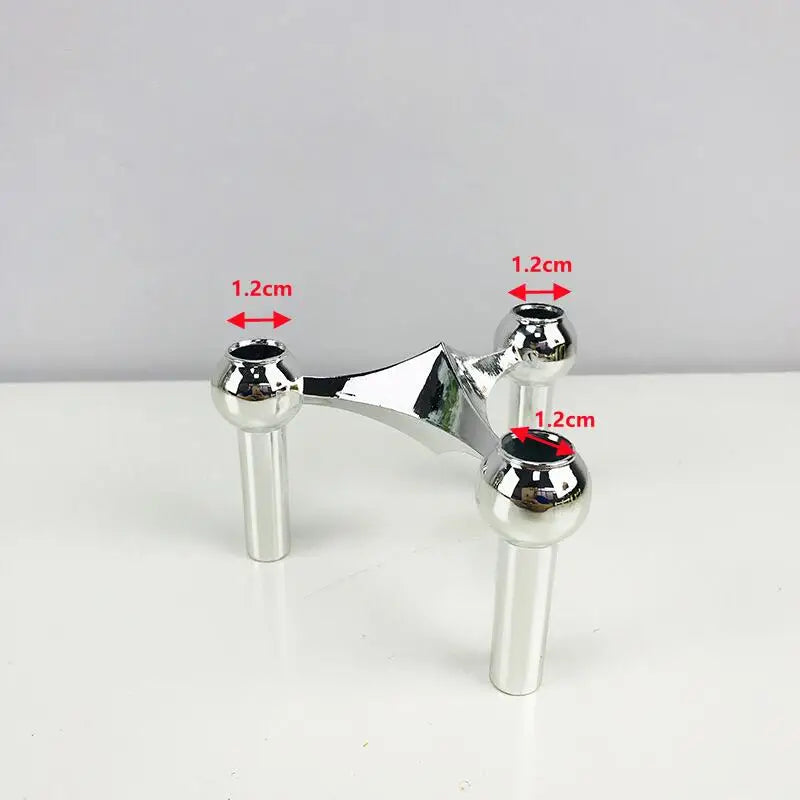 Metal Molecular Structure Candle Holder for Modern Home Decor - Smarsty