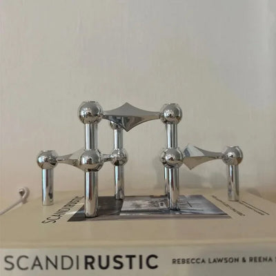 Metal Molecular Structure Candle Holder for Modern Home Decor - Smarsty