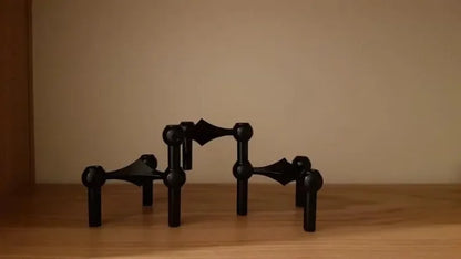 Metal Molecular Structure Candle Holder for Modern Home Decor - Smarsty