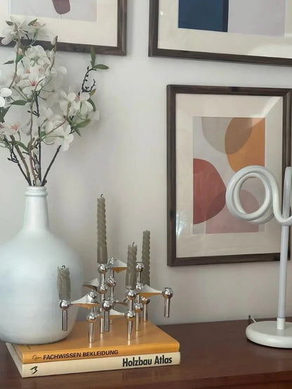 Metal Molecular Structure Candle Holder for Modern Home Decor - Smarsty