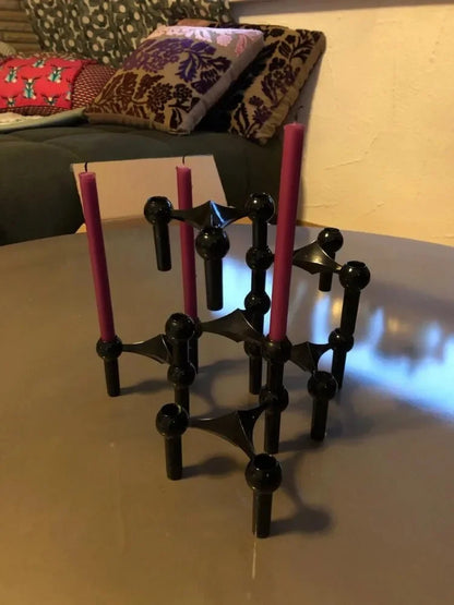Metal Molecular Structure Candle Holder for Modern Home Decor - Smarsty