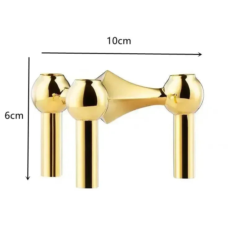 Metal Molecular Structure Candle Holder for Modern Home Decor - Smarsty