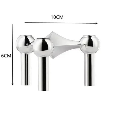 Metal Molecular Structure Candle Holder for Modern Home Decor - Smarsty