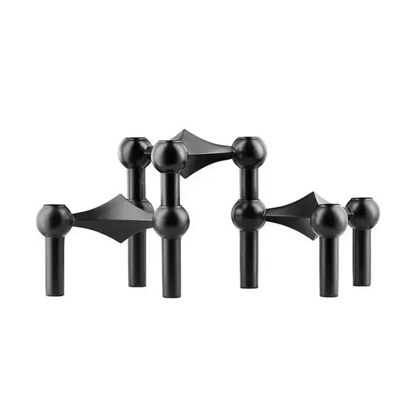Metal Molecular Structure Candle Holder for Modern Home Decor - Smarsty