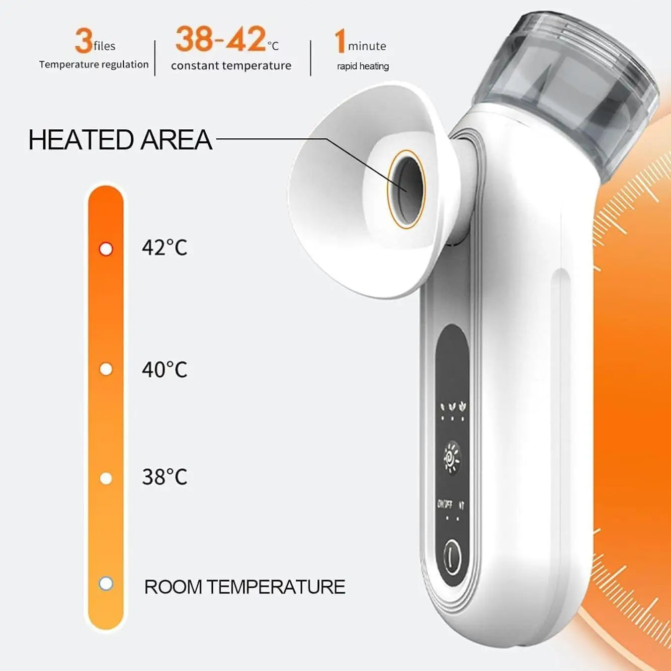 Heated Nano Mist Eye Sprayer for Hydrated Skin - Smarsty
