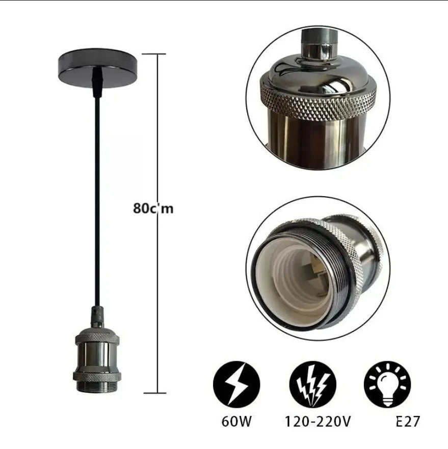 Nordic Geometric Iron Pendant Light for Unique Decor - Smarsty
