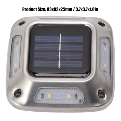 Solar Ground Light With 8 LEDs Waterproof Warm Glow - Smarsty
