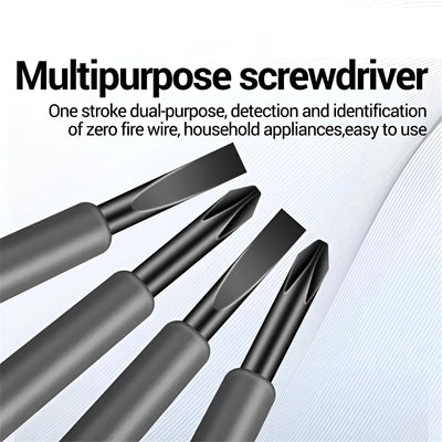 Non-Contact Screwdriver Neon Bulb Indicator Tester - Smarsty