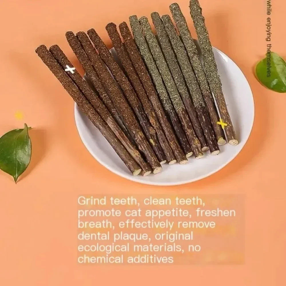 Natural Cat Sticks for Teeth Cleaning and Fun - Smarsty